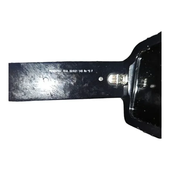 FENDI - The Fendigraphy 52mm Geometric Sunglasses - Shiny‎ Black / Smoke - Picture 3 of 4